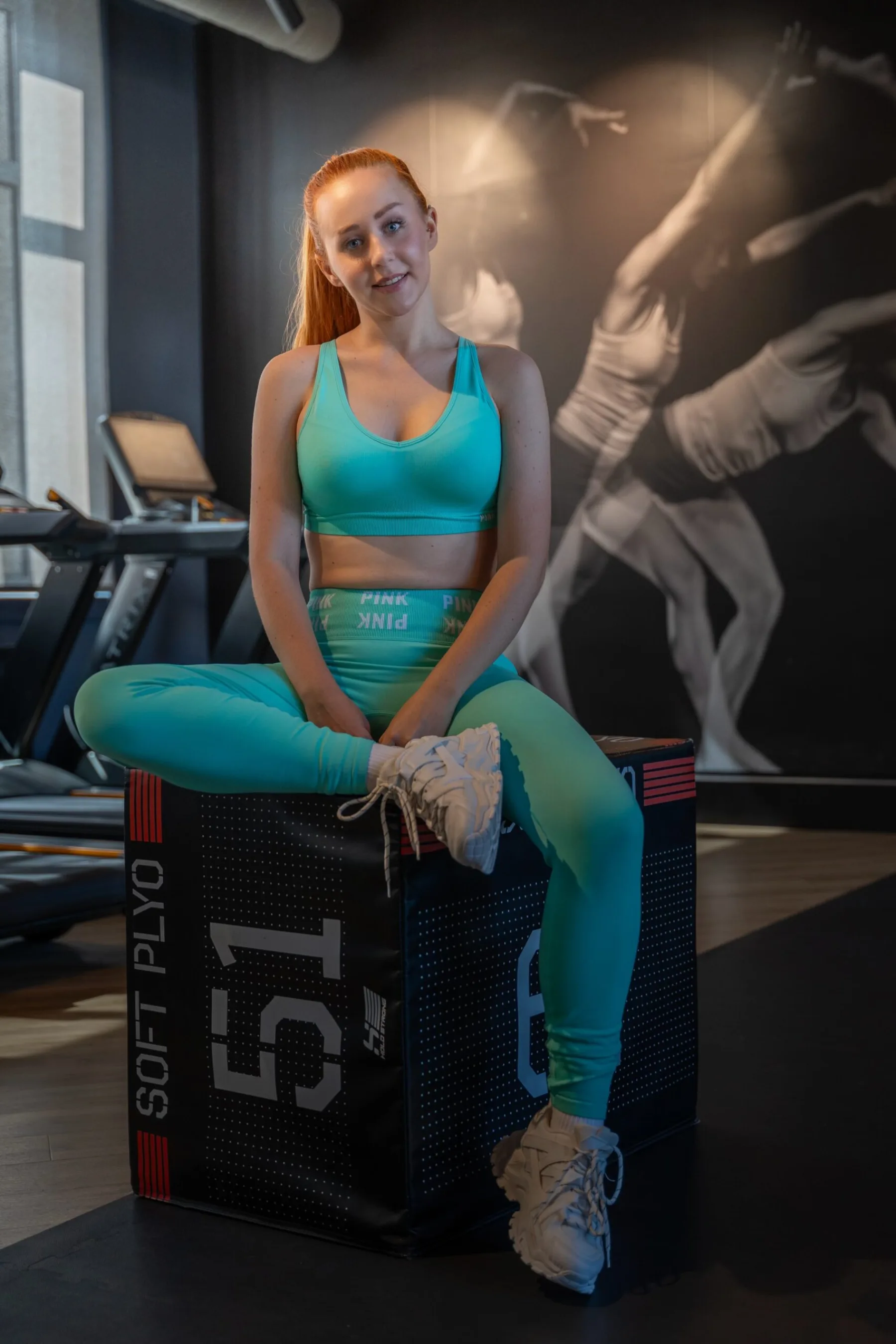 Michelle Emminger heute im Fitnessstudio