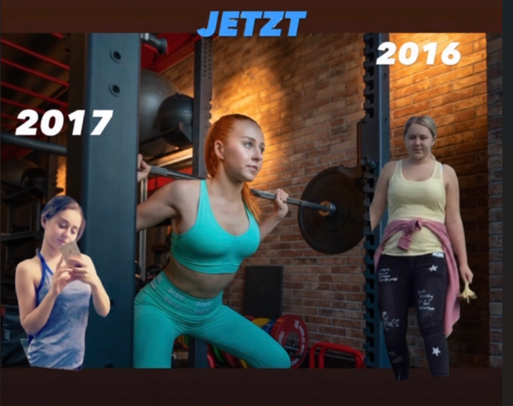 Michelle Emmingers Transformation im Vergleich: jetzt, 2017 und 2016